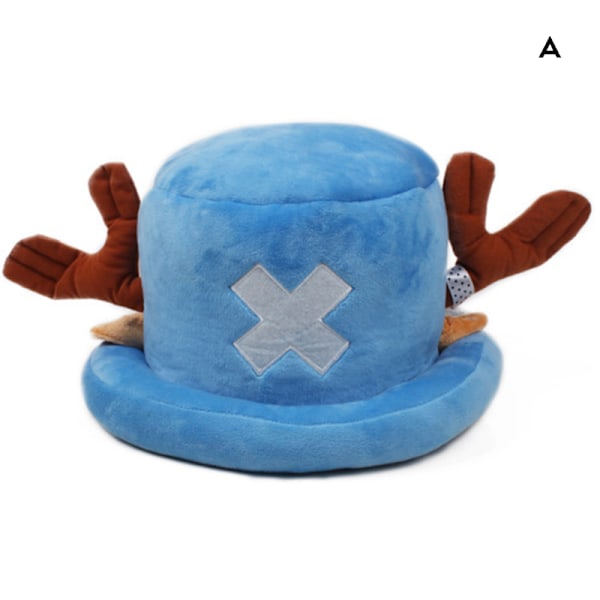 Varm vintermössa i plysch, söt tecknad Tony Tony Chopper-form, julklappar för kvinnor och flickor A