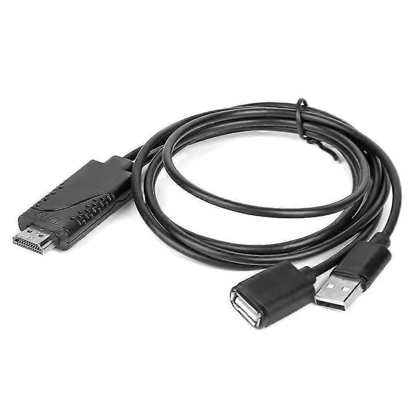 3i1 1080p USB Jack til HDMI Stik HDTV Adapter Opladningsadapter til iOS Android Ft