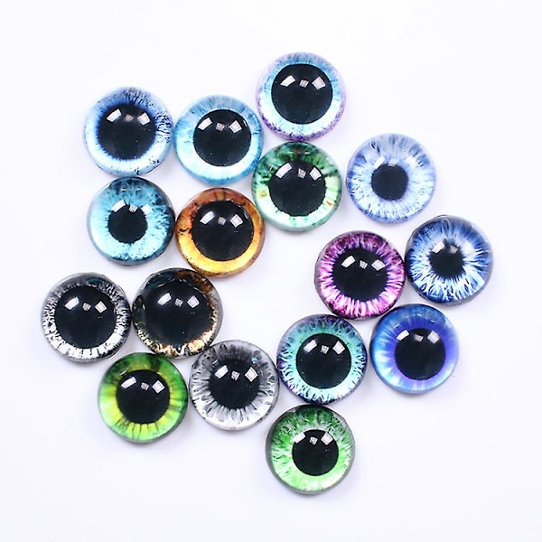 20mm Stora Säkerhetsögon för Amigurumi Stora Plyschdjursögon Plast Hantverk Virkögon, Docka, Björn, Docktillbehör för Diy100st-mix