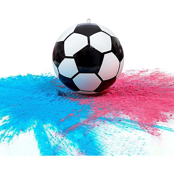Kjønnsavsløring Fotball, Kjønnsavsløring Fotball, Blå og Rosa Pulversett, Jente eller Gutt Kjønnsavsløringsspill, Kjønnsavsløring Overraskelsesfest (FMY)