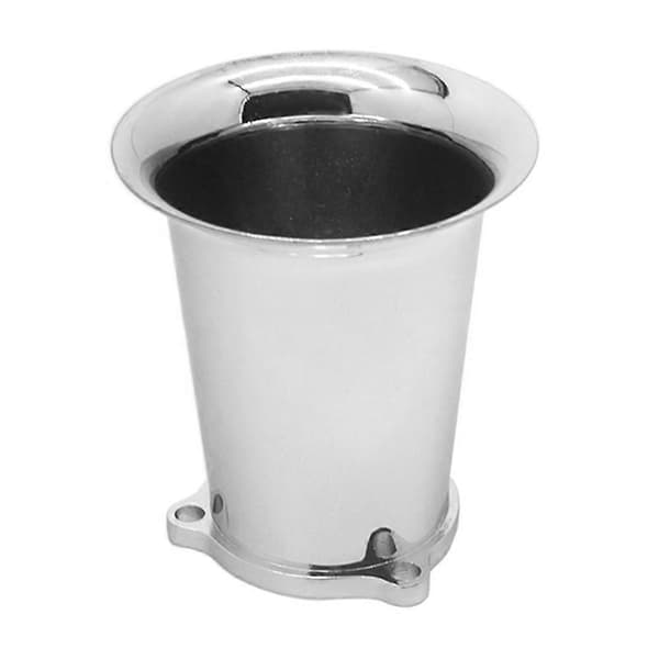 Luftfilter Gränssnitt Kopp Horn Velocity Stack Billet Aluminium Velocity Stack för Harley Chrome Cv Förgasare Silver
