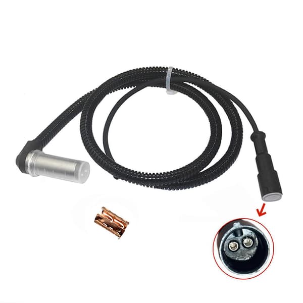 4X 4410328090 ABS-sensor for DAF MAN IVECO MERCEDES, blokkeringsfritt bremsesystemsensor, hjulsensor Black