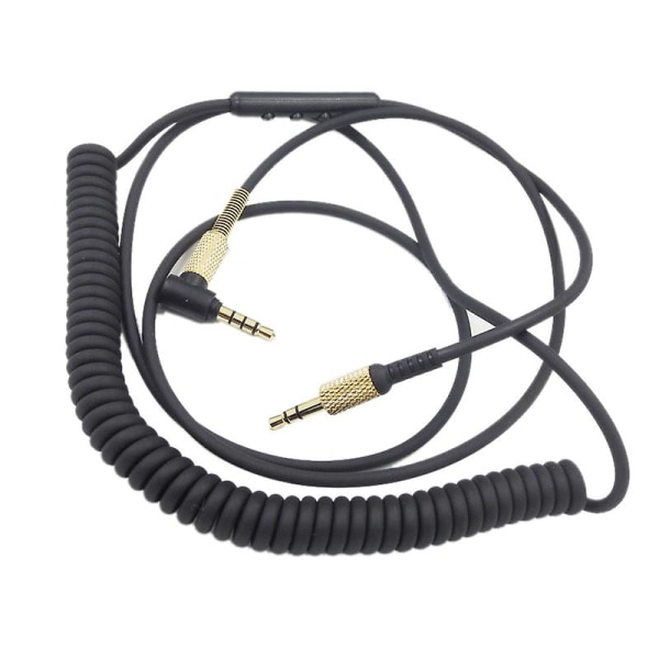 Spring Audio Cable Line för Marshall Major Ii 2 Monitor Bluetooth hörlurar
