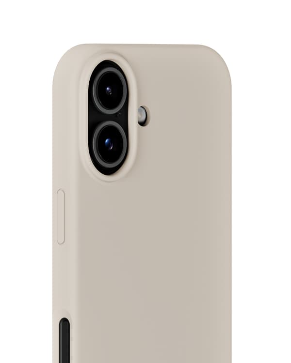 held iPhone 17 Mobilskal Silikon Ljus Beige Silikon