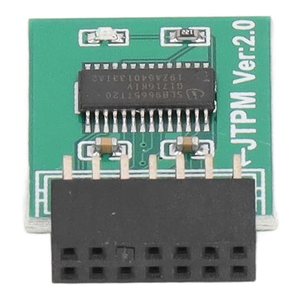 2026 For MSI TPM 2.0-modul Stærk kryptering 14-benet LPC-interface TPM-modulkort til Win11 Grøn