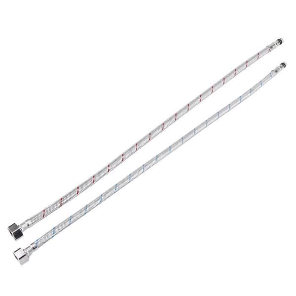 Tilførselsslange - CYA - Rustfritt stål - Fleksibel - 2 stk - 60 cm