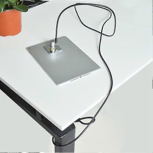Mini-låskabel för bärbar dator, 6x2,5 mm litet nyckelhål, stöldskydd för notebook