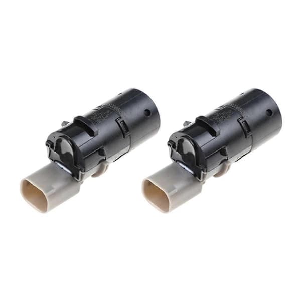 2 stk. bil rygge-PDC-assistent parkeringssensor for -BMW E39 E46 E60 E61 E65 E66 E83 X3 X5 3 5-serie 66206989069 Black
