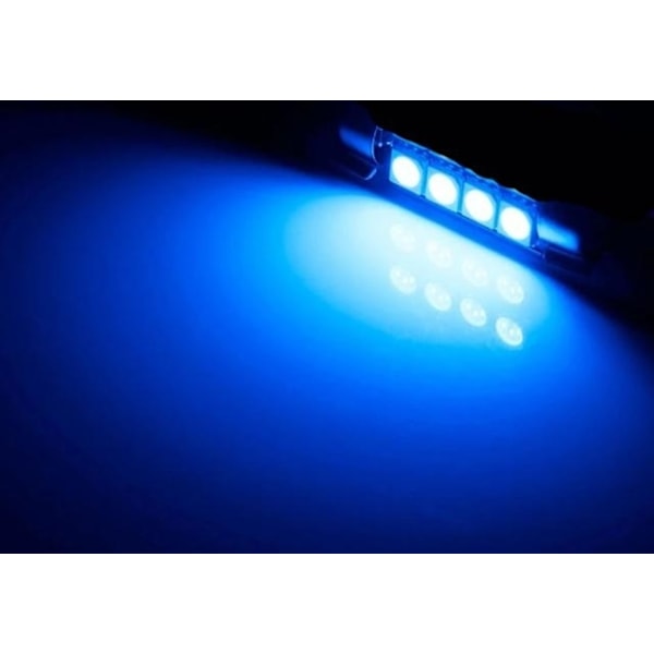 C5W Canbus 41mm Blå LED Flood Lights SV8.5 8 8 41mm Blå 2-pack