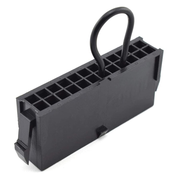 24-pinners hunn ATX PSU strømforsyning starter på/av bryter jumper bro adapter
