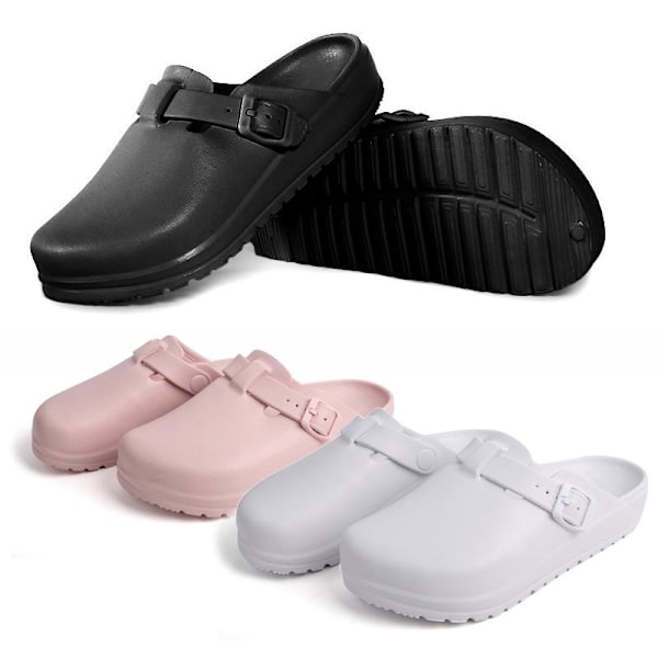 EVA-skumtofflor Svarta Black Svart