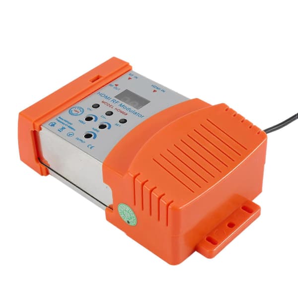 HDM68 Modulator Digital RF HDMI Modulator AV til RF Konverter EU Plugg 39 plastic + metal