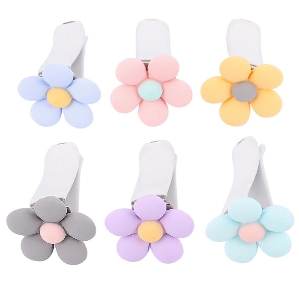 Pcs Car Air Vent Clips Aroma Car Ornament Flower Car Vent Clips Car Air Outlet Clips Daisy Air Fr Assorted Color