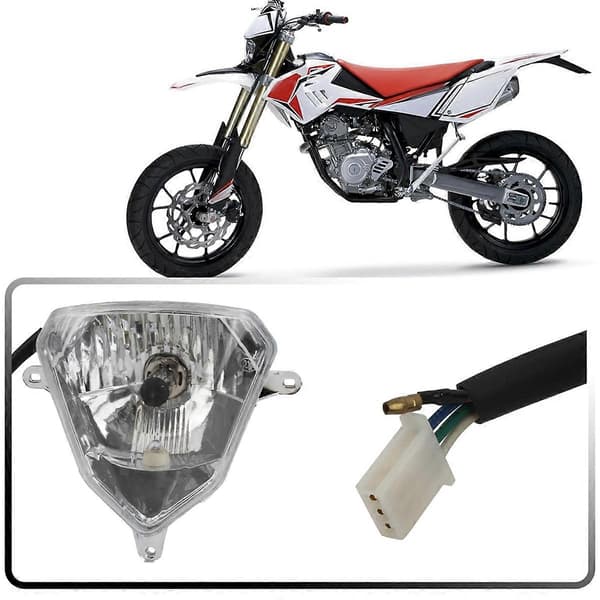 Motorsykkel frontlys halogen frontlys veke kjørelys for Beta RR