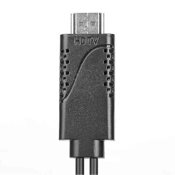 3i1 1080p USB Jack til HDMI Stik HDTV Adapter Opladningsadapter til iOS Android Ft