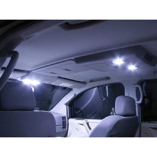 C5W Canbus 31mm 10000k LED projektører SV8.5 festoon 8 8 31mm Kallvit 2-pack