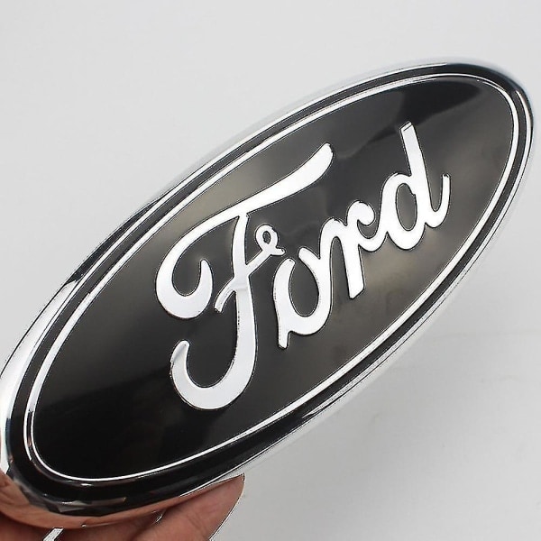 2-delad emblem för Ford F150 oval emblem badge front bakre grill namnskylt