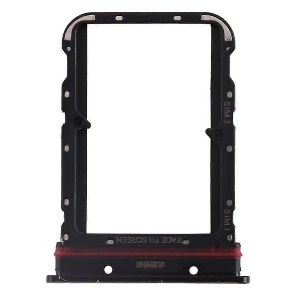 SIM-kortfack + SIM-kortfack för Xiaomi Mi CC9 Pro/Mi Note 10/Mi Note 10 Pro/Mi Note 10 Lite Black