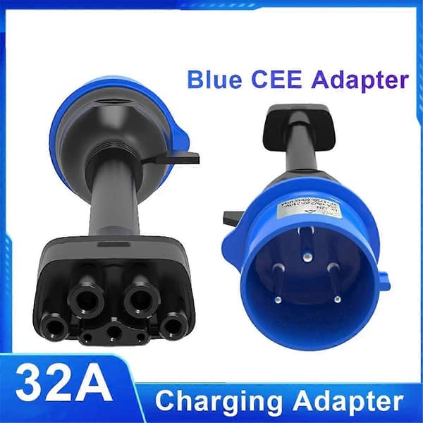 CEE-adapter för Tesla Model 3, passar Tesla Model X S Y Gen 2 Ev