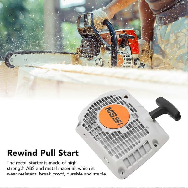 Rekyylikäynnistin 1135 080 2102 Rewind Pull Start High Performance Engine Starter Replacement for Stihl MS341 MS361