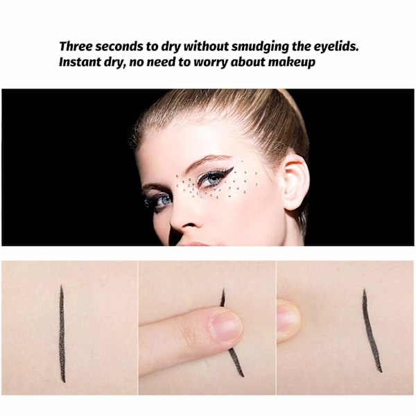 12 Färger Matt Flytande Eyeliner Färgrik Set, Svart Blå Grön Röd Gul Vit Flytande Eyeliner Penna Färgad Eyeliner Set, Eyeliner