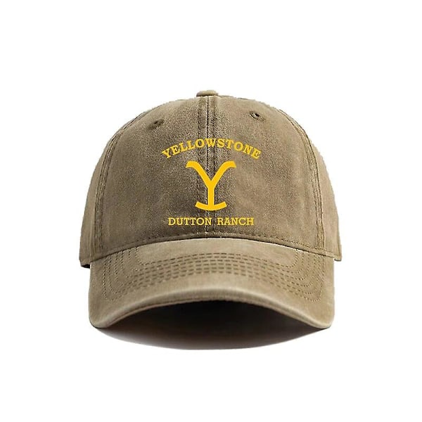 Yellowstone Nationalpark Baseballkepsar Slitna Hattar Keps Män Kvinnor Retro Utomhus Sommar Justerbara Yellowstone Hattar Mz-294 [DB] Som bild3 As picture3 Adjustable