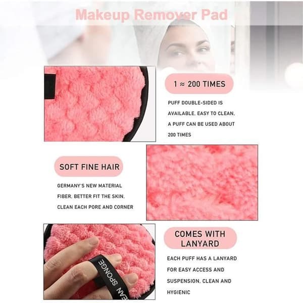 Vaskbare bomulds makeupfjernerpuder - Til alle hudtyper