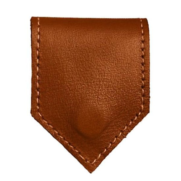 Vintage Læder Magnetisk Bogmærke Håndlavet Bærbar Vandafvisende Bogside Markør Klip Køleskabsmagnet Bogelskere Børn Studerende GaveBY dark brown