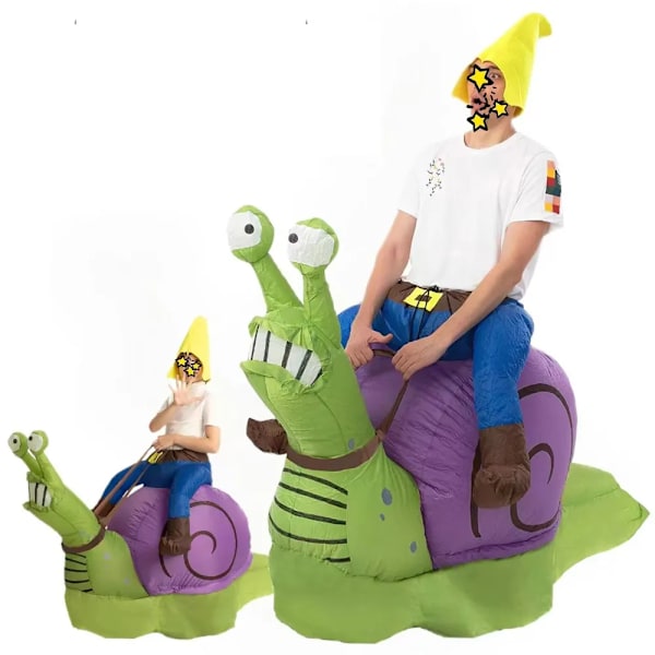 Carnival Oppustelig Kostume Snegl