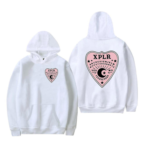 Sam And Colby Xplr Ouija Hættetrøje Sweatshirt Kvinder[HK] grå grey M