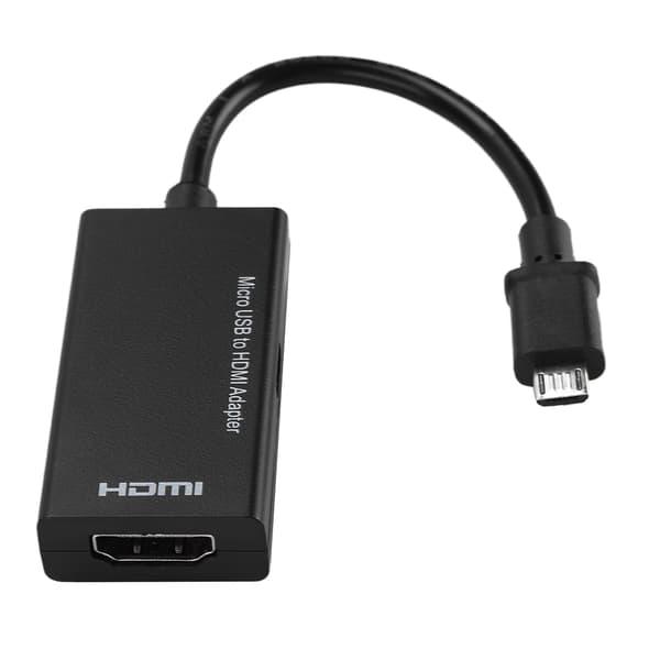 1080P Micro USB til HDMI-adapter 8-kanals stereolyd 5-pinners HDMI-videoadapter for Android