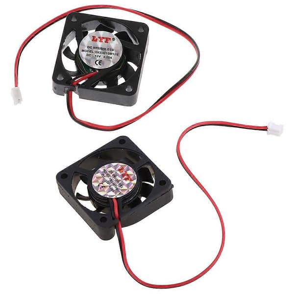 Køleblæser 40x40x10mm til DC 12V 2-pin børsteløs mini køleblæser 4010