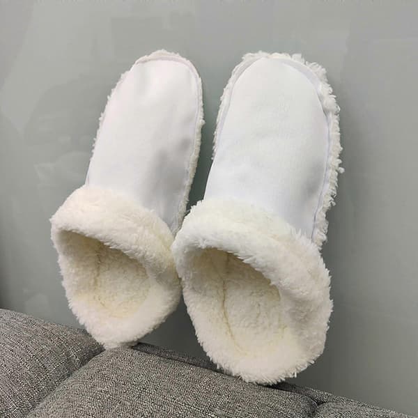 Skor Varmt foder Crocs Clogs Liner Ersättning, Vit Pälsinsats Foder Sko Inner för Crocs Clogs 240mm