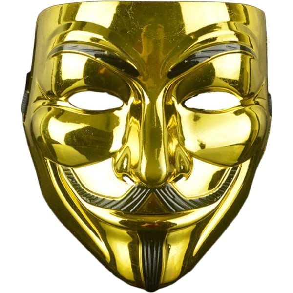 DWTECH 3-pak V for Vendetta maske til voksne/børn Guw Fawkes maske Anonymous maske