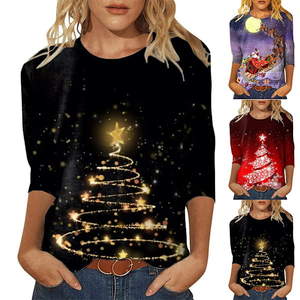 Jul Jule Kvinder Pullover Toppe Fest Sweater Sweater Toppe A A M