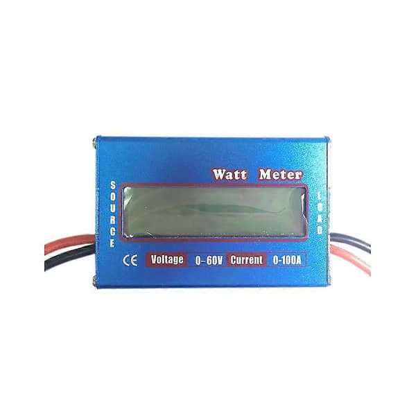 Digital Display Batteri Strömanalysator Wattmätare 60v 100a Kontroll