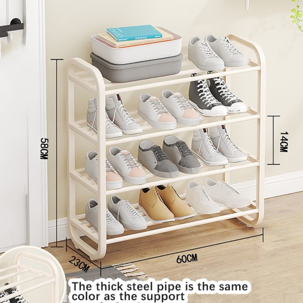 Skohylde Skoskab HVID 60CM 60CM hvid hvid white 60cm-60cm