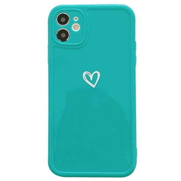 IC iPhone 12 Pro Deksel med Hjerte Rosa