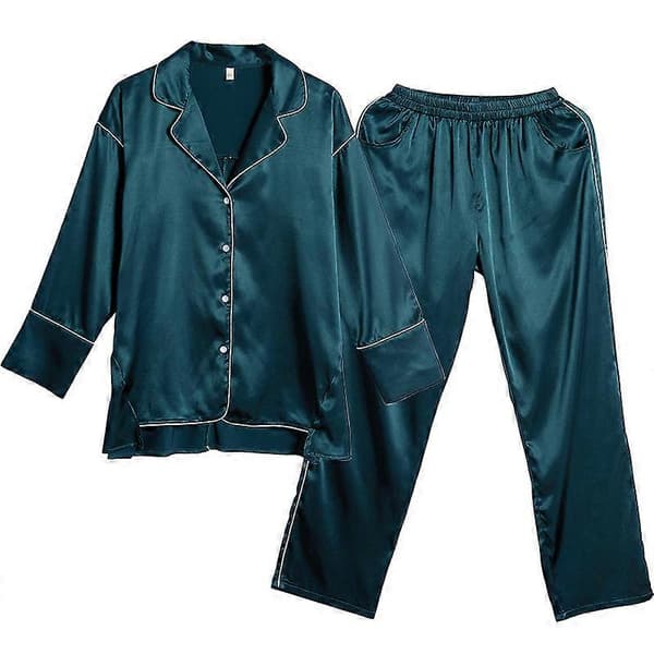 Sort Silke Herre Pyjamas Sæt silver men pajama M