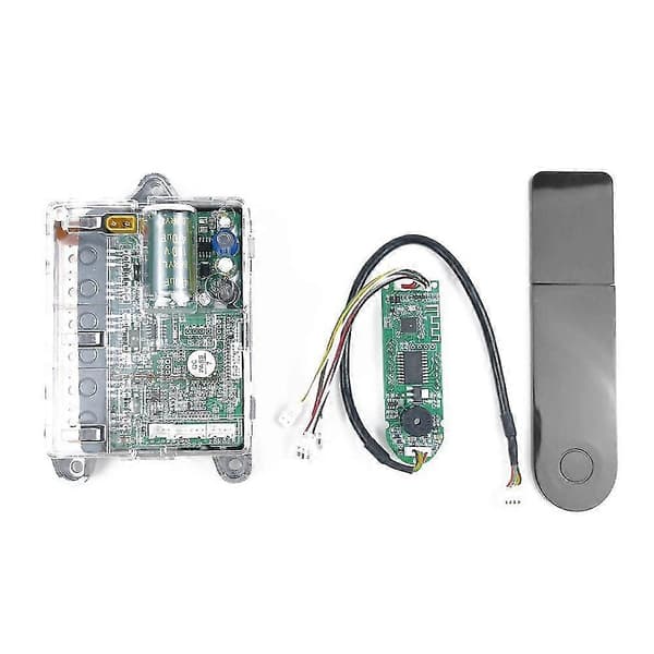 36V Elektrisk Scooter Controller med Digitalt Display & Forlygte - Bundkort til E-Scooter black