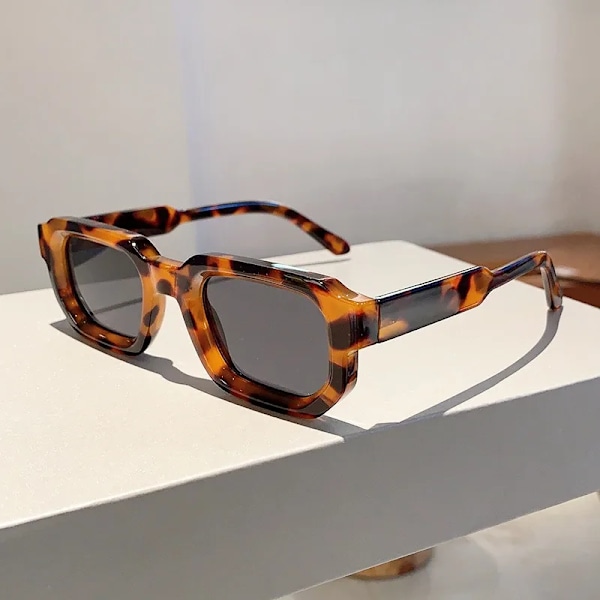 2024 Anpassade Logotypspecifikationer Herr Tjock Ram Lyxmärke Solglasögon Svarta Bågar Glasögon Läsglasögon För Män Specifikationer För Män C3 C3 Rectangle sunglasses