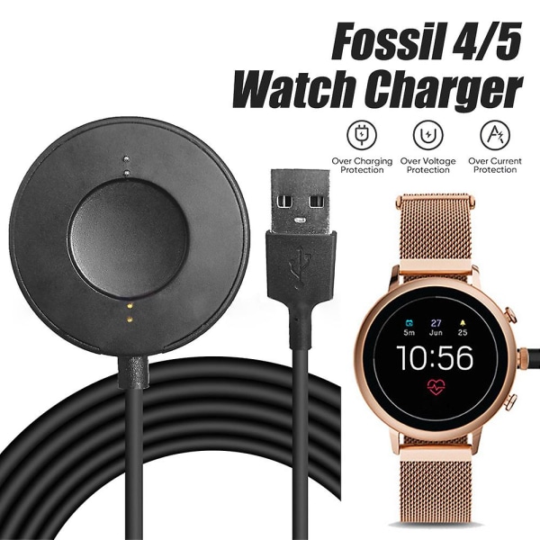 Smart Watch Rapid Charger Magnetisk laddare för Fossil Gen 5 / Gen4