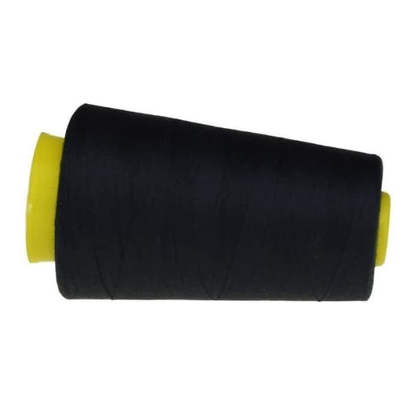 Sytråd - Uspecificeret - 4 spoler - Polyester - Sort - 3000 yards pr. spole