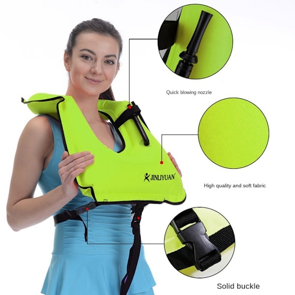 Redningsvest Snorkelvest ORANSJE orange
