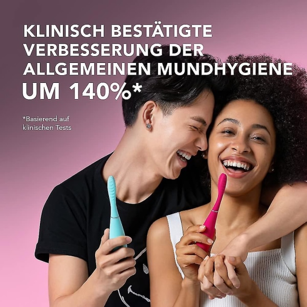 Foreo Issa 3 Ultrahygienisk 4-i-1 Silikon Sonic Elektrisk Tandborste För Tänder & Tandkött - Kind- & Tungrengörare - 6 Månaders Borsthuvud - Vatten