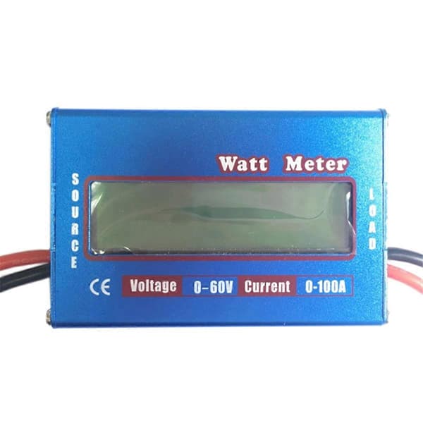 DC 60V 100A WATT Meter Strømanalysator Solcelle Vindanalysator