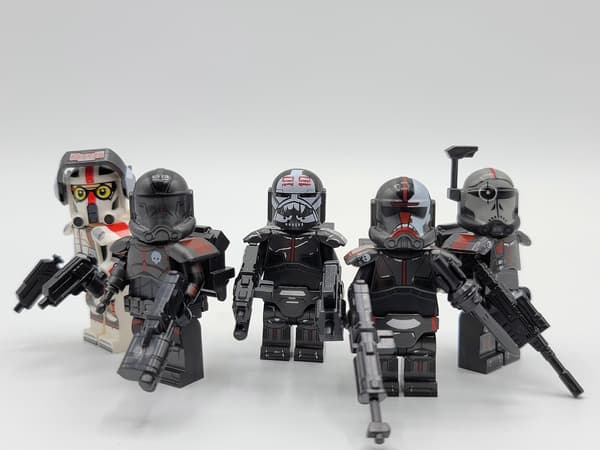 Star Wars Bad Batch Anpassad Minifigur 5-pack