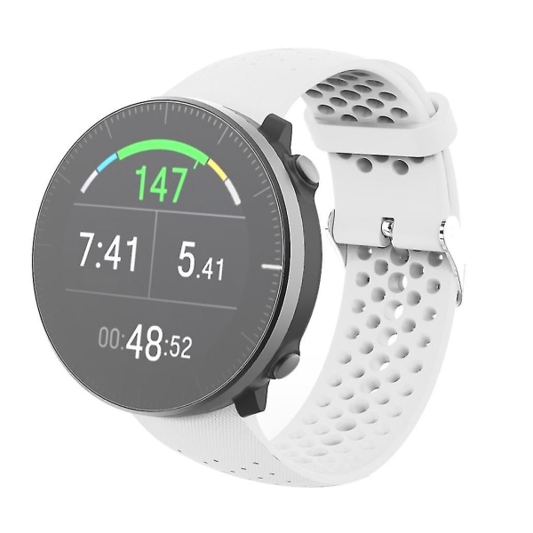Justerbart sportklockarmband för Polar For Vantage M Smart Watch white
