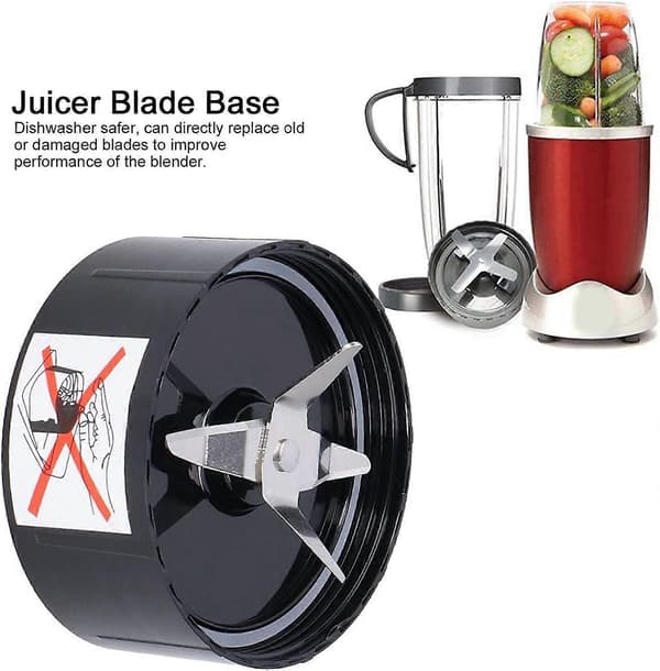 Blenderblad, Magic Bullet 250W kryssblad, reservedeler til blad, blendererstatning, reservedeler til kryssblad med pakninger for Magic Bull