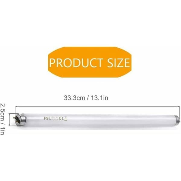 UV-loisteputki - LARGEIGHT - T8 - 10W - Monivärinen - Hyönteistorjunta